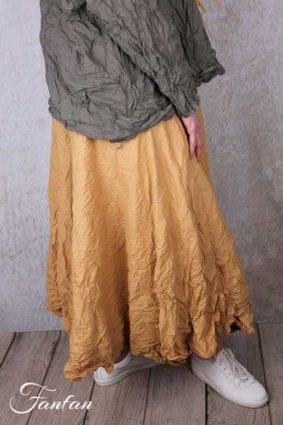 Privatsachen Jupe Biobrocat Kerze coton égyptien froissé