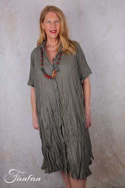 Privatsachen Robe en coton égyptien froissé Kleiderhei Mimos