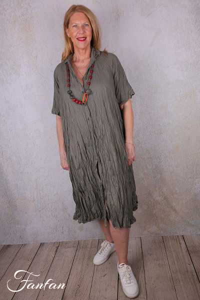 Privatsachen Robe en coton égyptien froissé Kleiderhei Mimos