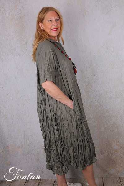 Privatsachen Robe en coton égyptien froissé Kleiderhei Mimos