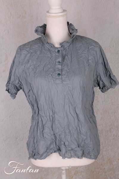 Privatsachen Blouse Applikleid Strasse en coton égyptien froissé