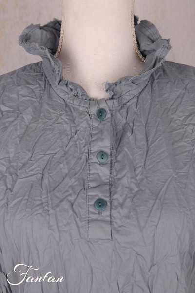 Privatsachen Blouse Applikleid Strasse en coton égyptien froissé