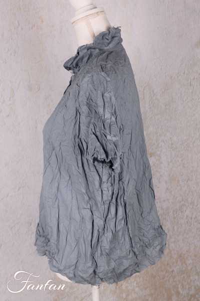 Privatsachen Blouse Applikleid Strasse en coton égyptien froissé