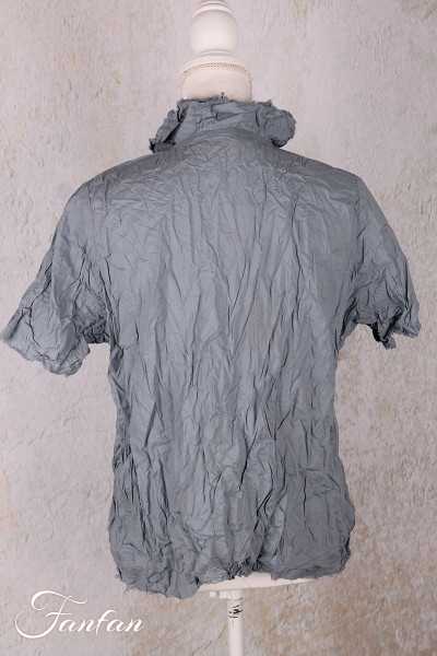 Privatsachen Blouse Applikleid Strasse en coton égyptien froissé