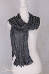 Privatsachen Foulard Crash en soie plissée Satt