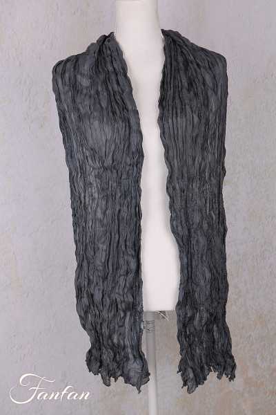 Privatsachen Foulard Crash en soie plissée Satt