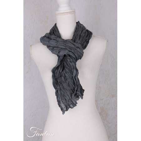 Privatsachen Foulard Crash en soie plissée Satt