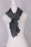 Privatsachen Foulard Crash en soie plissée Satt
