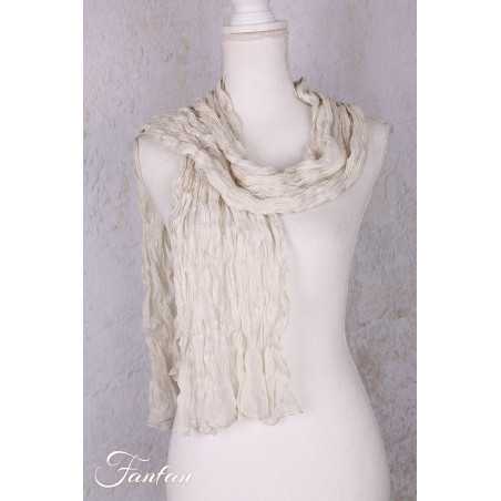 Privatsachen Foulard Crash en soie plissée Gefühl