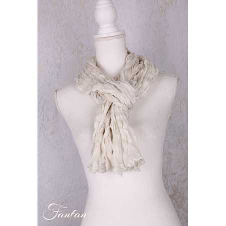 Privatsachen Foulard Crash en soie plissée Gefühl