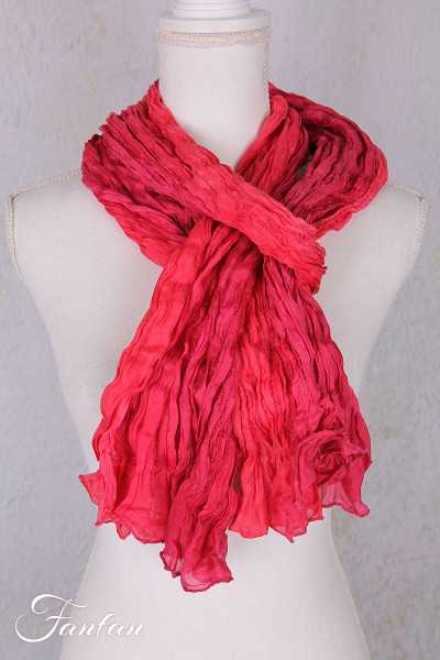 Privatsachen Foulard Crash en soie plissée Pepper