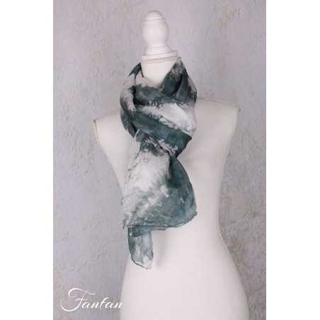Privatsachen Foulard en soie Wassehr Tie and dye Strasse