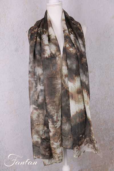 Privatsachen Foulard en soie Wassehr Tie and dye Mimos