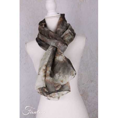 Privatsachen Foulard en soie Wassehr Tie and dye Mimos