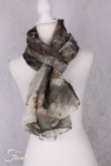 Privatsachen Foulard en soie Wassehr Tie and dye Mimos