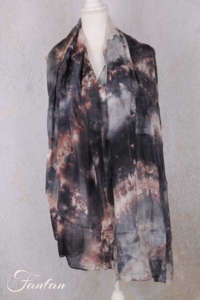 Privatsachen Foulard en soie Wassehr Tie and dye Satt