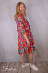 Orientique Robe Peru 71598 Layers Frill sleeves