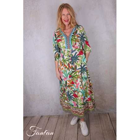 Orientique Robe longue Ovahe 30165 V Maxi Trim