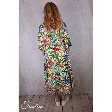 Orientique Robe longue Ovahe 30165 V Maxi Trim