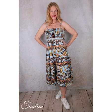 Orientique Jupe ou robe Macieo 6502 Blue