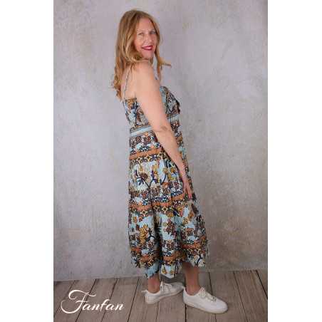 Orientique Jupe ou robe Macieo 6502 Blue