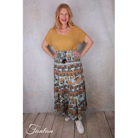 Orientique Jupe ou robe Macieo 6502 Blue