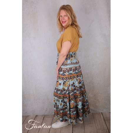 Orientique Jupe ou robe Macieo 6502 Blue