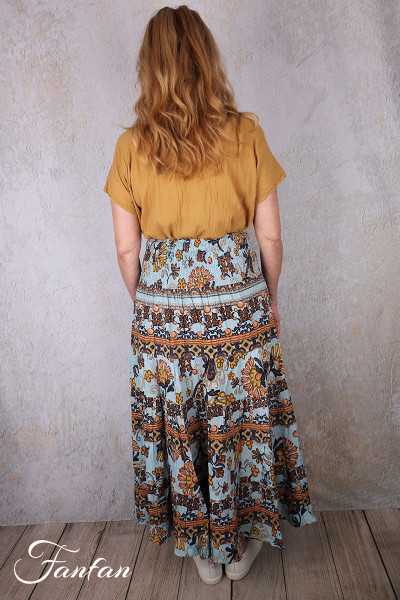 Orientique Jupe ou robe Macieo 6502 Blue