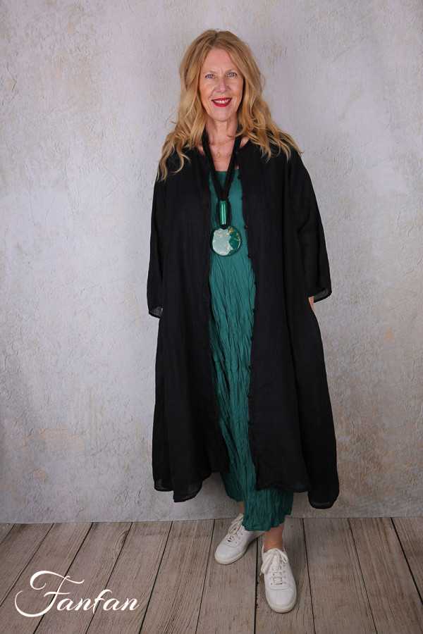 Privatsachen Manteau Punktür Kaviar Ramie