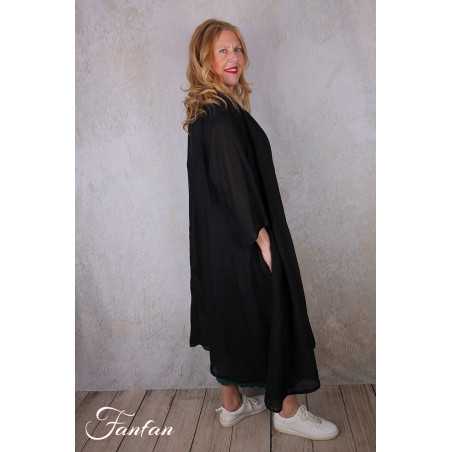 Privatsachen Manteau Punktür Kaviar Ramie