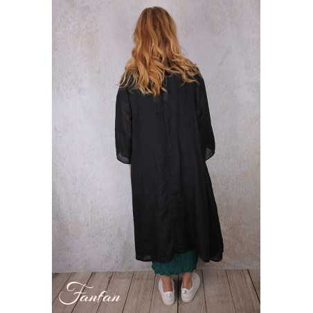 Privatsachen Manteau Punktür Kaviar Ramie