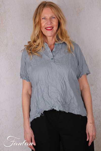 Privatsachen Blouse Applikleid Strasse en coton égyptien froissé