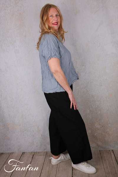 Privatsachen Blouse Applikleid Strasse en coton égyptien froissé