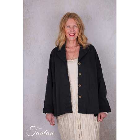Privatsachen Veste en stretch Fastern Satt