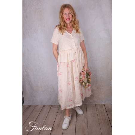 Les Ours Robe Rina Liberty bouquet en popeline