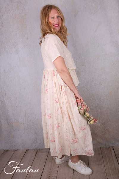 Les Ours Robe Rina Liberty bouquet en popeline