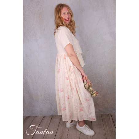 Les Ours Robe Rina Liberty bouquet en popeline