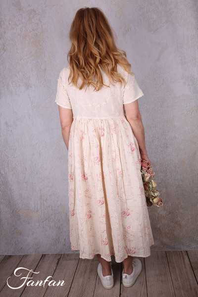 Les Ours Robe Rina Liberty bouquet en popeline