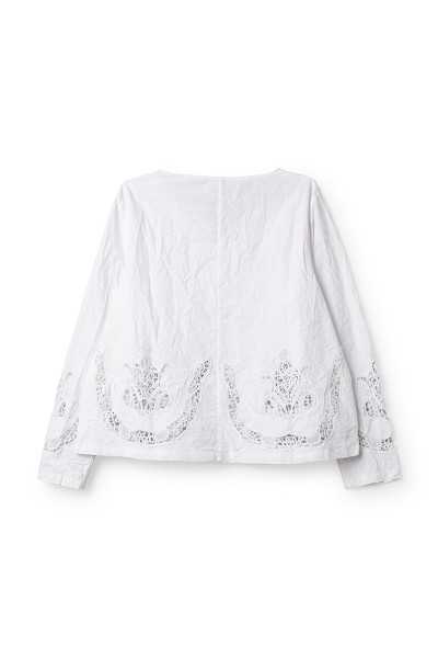 Ewa i Walla Blouse Trinity 44191 Broderie coton bio blanc