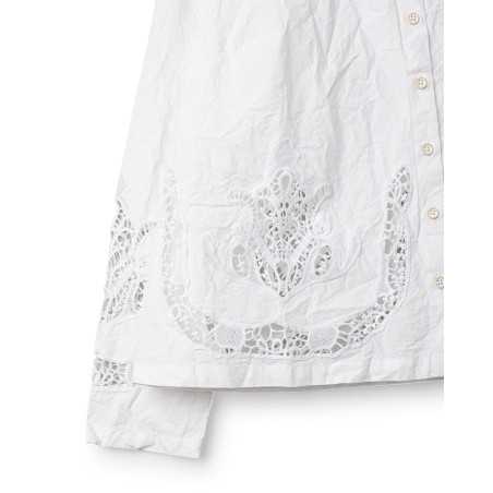 Ewa i Walla Blouse Trinity 44191 Broderie coton bio blanc