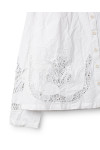 Ewa i Walla Blouse Trinity 44191 Broderie coton bio blanc