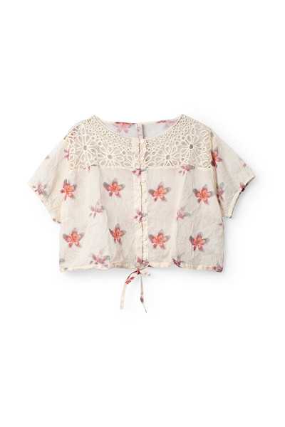 Ewa I Walla Blouse Lula 44202 Organdie coton Fleurs