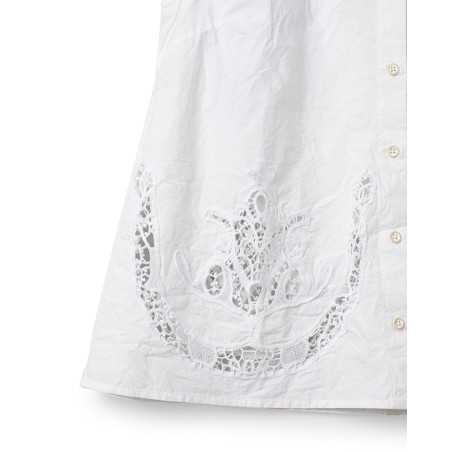 Ewa i Walla Top Laurel 33409 coton bio blanc