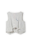 Ewa I Walla gilet Pomona 33413 lin rayé