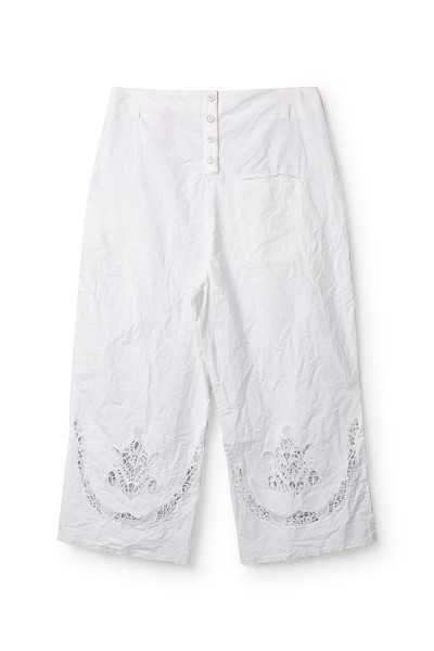 Ewa i Walla Pantalon Ejrin white 11441 Dentelle Coton Bio