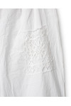 Ewa i Walla Pantalon Ejrin white 11441 Dentelle Coton Bio