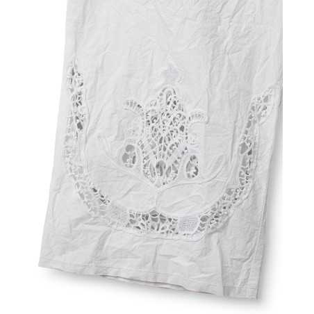 Ewa i Walla Pantalon Ejrin white 11441 Dentelle Coton Bio