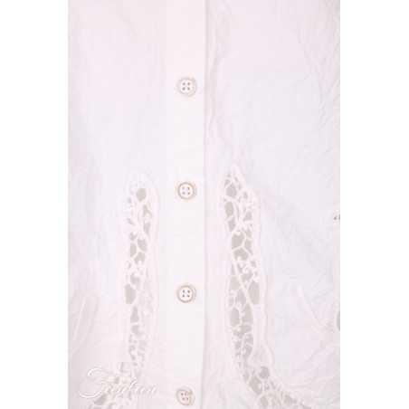 Ewa i Walla Top Laurel 33409 coton bio blanc