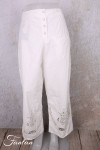 Ewa i Walla Pantalon Ejrin white 11441 Dentelle Coton Bio