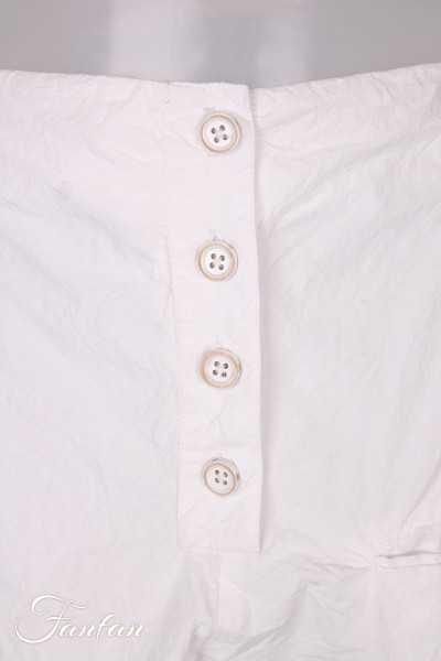 Ewa i Walla Pantalon Ejrin white 11441 Dentelle Coton Bio